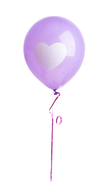 Heart Balloons Isolated White Background — Stock Photo, Image