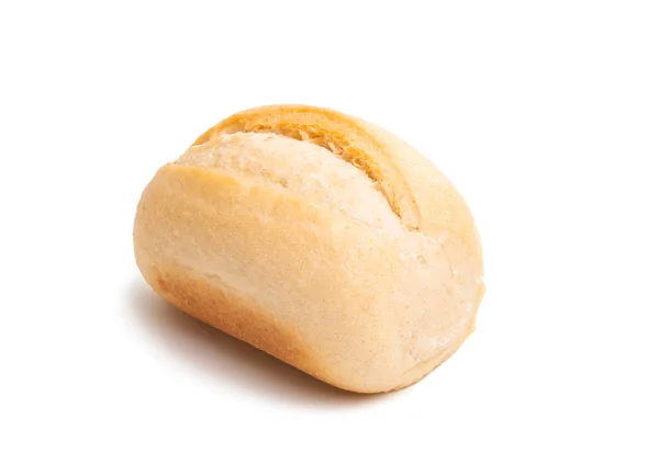 孤立在白色背景上的法国面包 — 图库照片