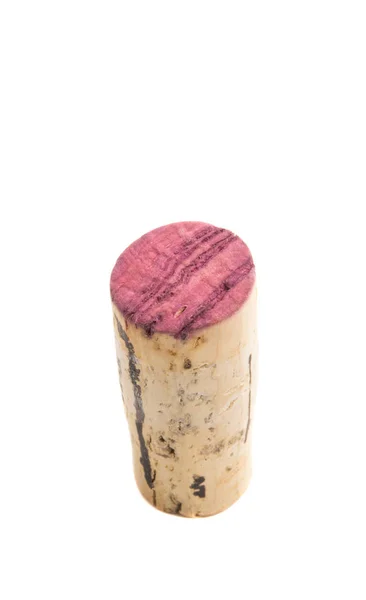 Wine Cork Isolated White Background — Stock Photo, Image