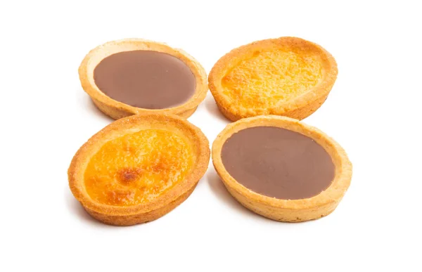 배경에 Tartlets — 스톡 사진