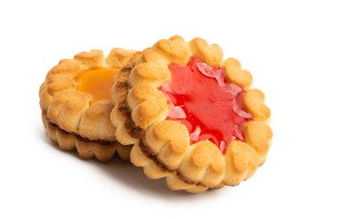 sandviç izole reçel çerezler ile