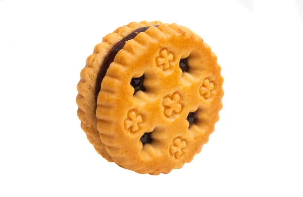 Szendvics cookie elszigetelt — Stock Fotó