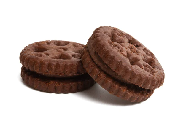 Szendvics cookie elszigetelt — Stock Fotó