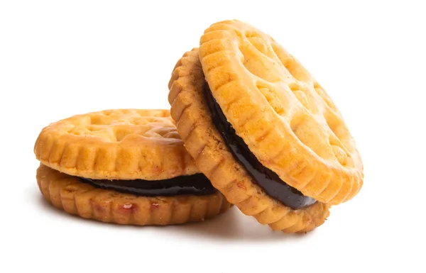 Sandwich cookie isolated — Stock Photo, Image