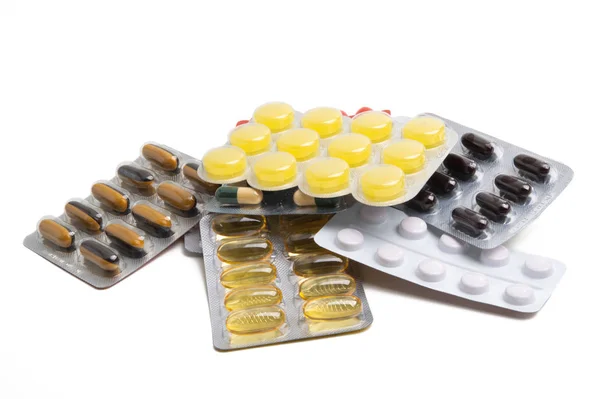 P-piller förpackning isolerade — Stockfoto
