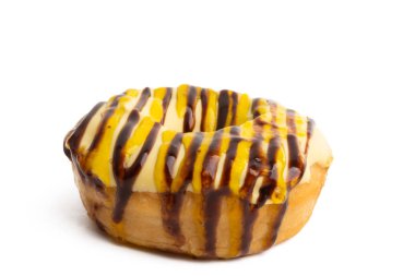 çörek izole sır içinde