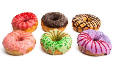 çörek izole sır içinde