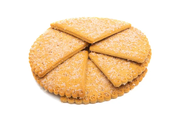 Biscoitos de açúcar isolados — Fotografia de Stock