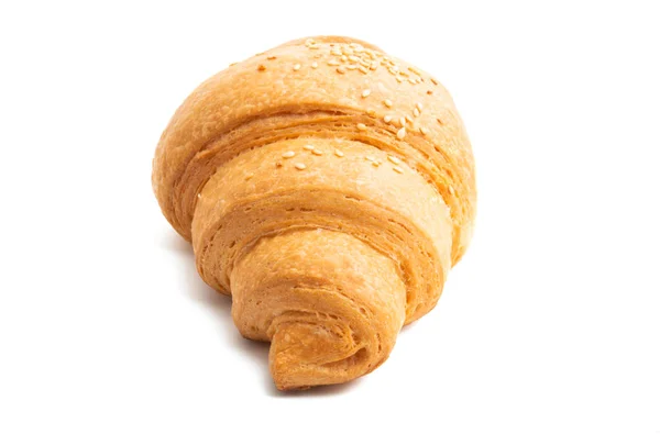 Big croissant isolated — Stock Photo, Image