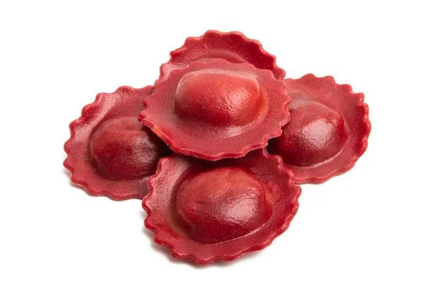 Red ravioli isolated — Stock Photo, Image