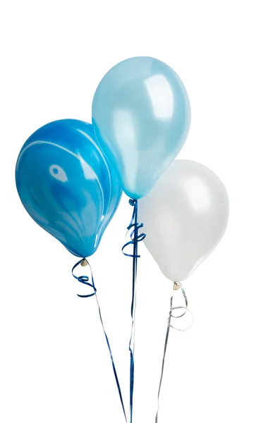 Helium ballonnen geïsoleerd — Stockfoto