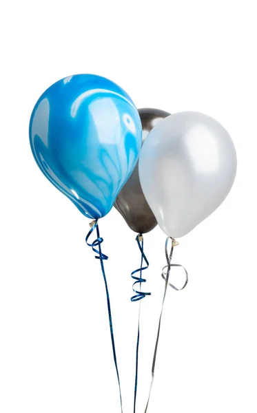 Heliumballonger, isolerte – stockfoto
