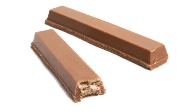 Cialda in cioccolato isolata — Foto Stock