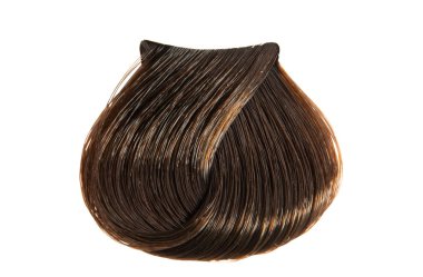 saç renkli kilit izole