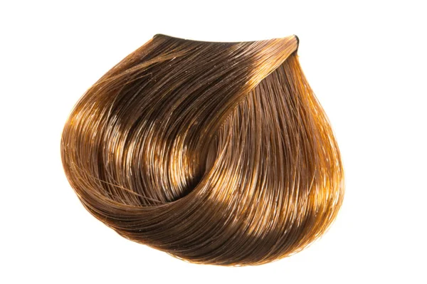 Colored lock of hair isolated — Stock Photo, Image