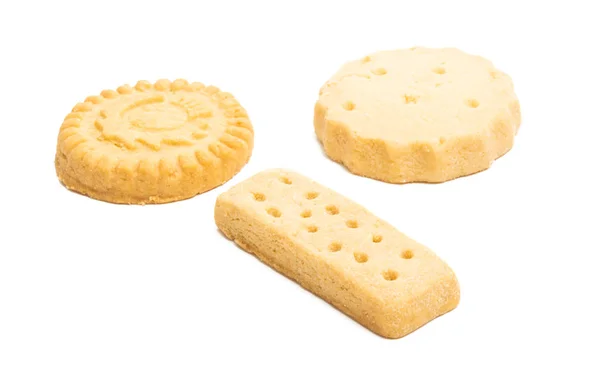 Galletas de mantequilla aisladas —  Fotos de Stock