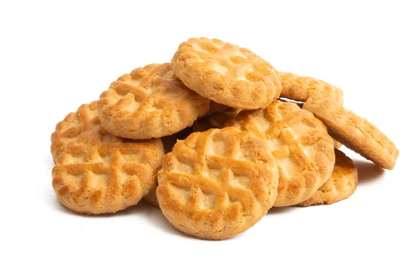 Galletas de mantequilla aisladas — Foto de Stock