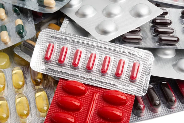 P-piller förpackning isolerade — Stockfoto