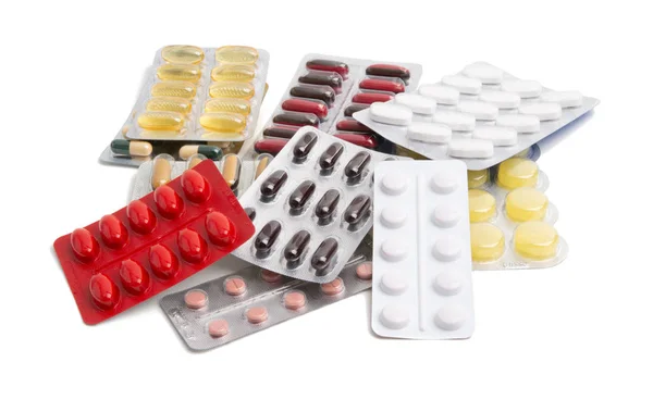 Pill packaging isolated — Stock Photo, Image