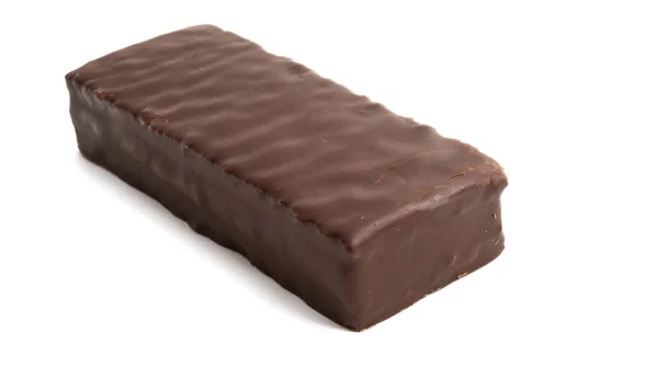 Pastel de esponja de chocolate con soufflé de leche —  Fotos de Stock
