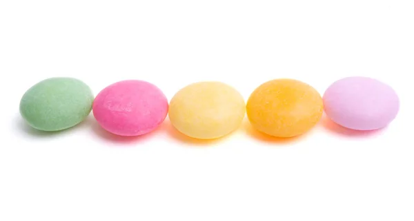 Жевательные фруктовые конфеты — стоковое фото