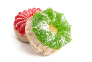 meyve jöle marshmallow izole