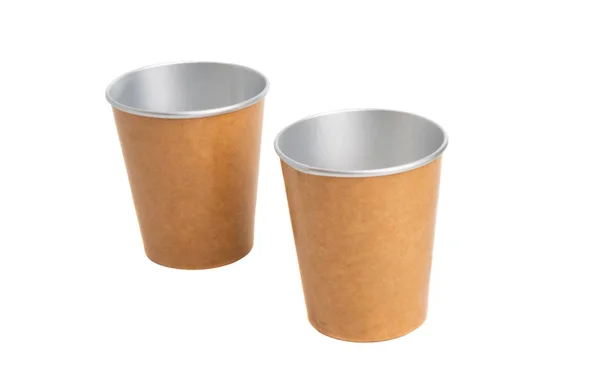 Xícara de papel para café isolado — Fotografia de Stock