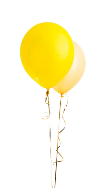 Färgade ballonger isolerade — Stockfoto