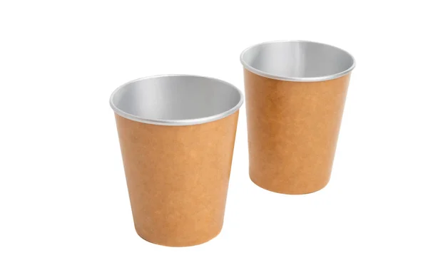 Xícara de papel para café isolado — Fotografia de Stock