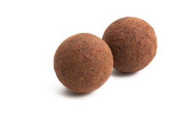 izole çikolata truffles 