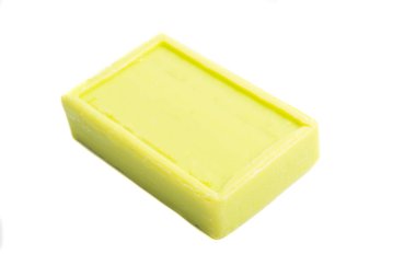 fransız kare sabun izole