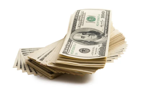 Dollars isolated — Stock Photo, Image