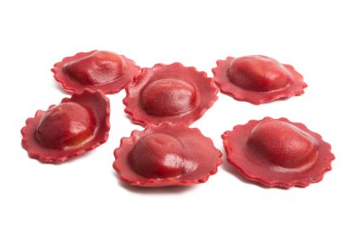 izole kırmızı mantı 