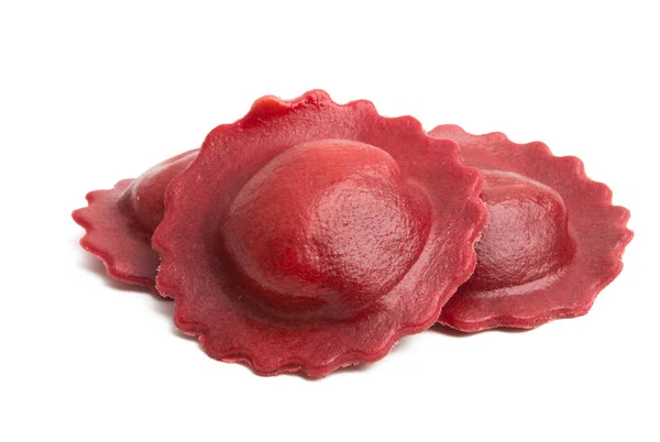 Red ravioli isolated — Stock Photo, Image