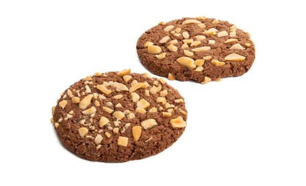 Americké sušenky s ořechy izolované — Stock fotografie
