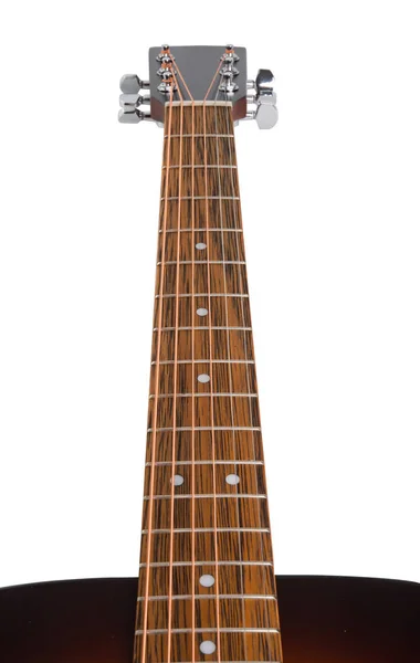 Guitarra fingerboard isolado — Fotografia de Stock