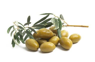 yaprakları izole zeytin 