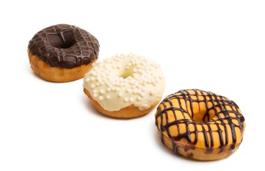 çörek izole sır içinde 