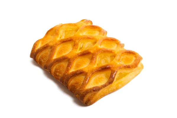 Puff pie isolated — Stock Photo, Image