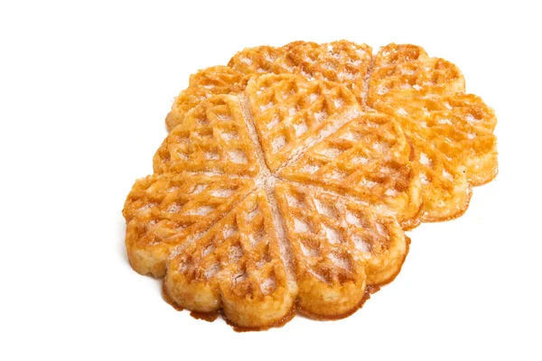 Zwitserse wafels geïsoleerd — Stockfoto