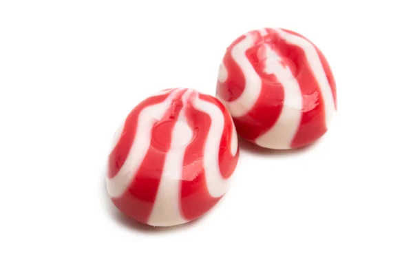 Caramelo de fresa lechosa aislado — Foto de Stock