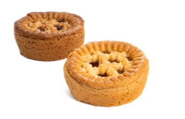 İsviçre sünger kek izole 