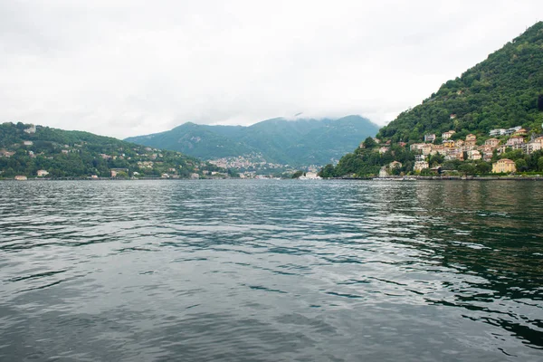 Paisagem do lago Como na primavera — Fotografia de Stock