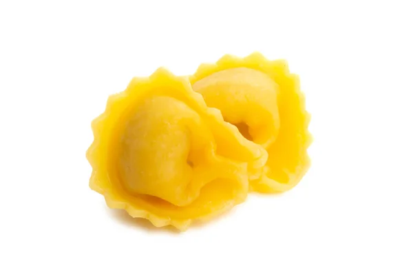 Fettuccine italienne ravioli isolé — Photo