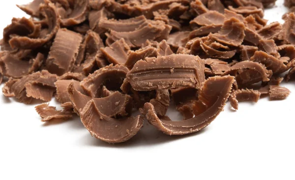 Τσιπ σοκολάτας απομονωθεί — Φωτογραφία Αρχείου