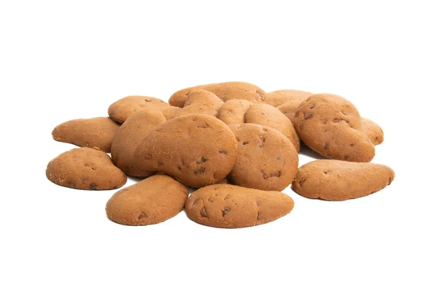 Biscotti al cioccolato isolati — Foto Stock