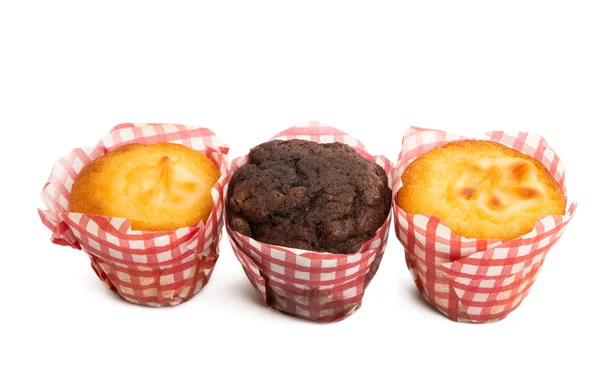 Muffins isoliert Stockfoto