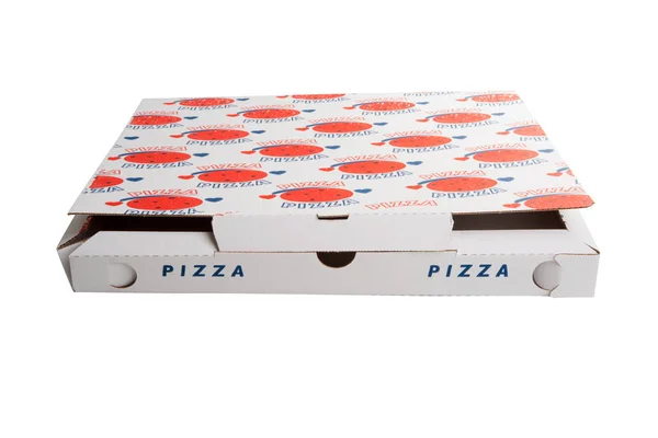 Caja de pizza aislada —  Fotos de Stock
