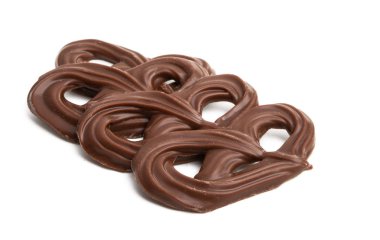 çikolata simit izole 