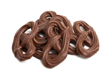 çikolata simit izole 